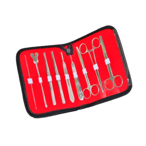 Estuche de disección 9 piezas
